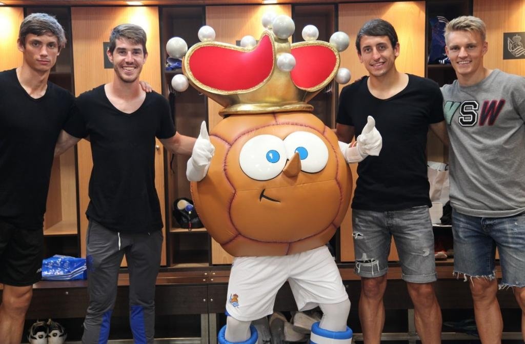 La Real Sociedad ya tiene nueva mascota. Twitter/RealSociedad