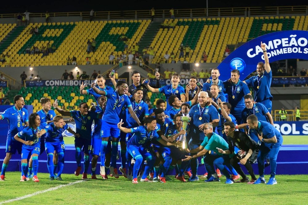 Brasil conquista pela décima quarta vez o Sul-Americano Sub-17. EFE