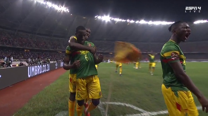 Mali estará en octavos de la Copa África. Captura/ESPN