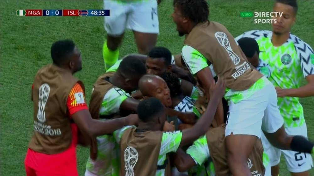 Mussa broke the deadlock for Nigeria. Captura