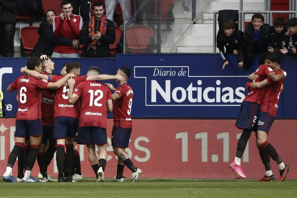 En este Osasuna-Girona no faltaron los goles. EFE