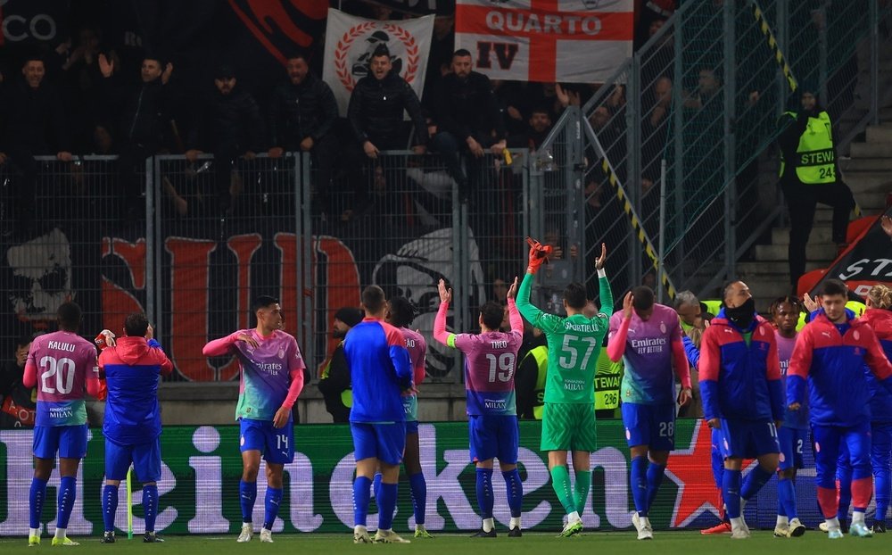 El Milan con paso firme hacia los cuartos de la Europa League. EFE
