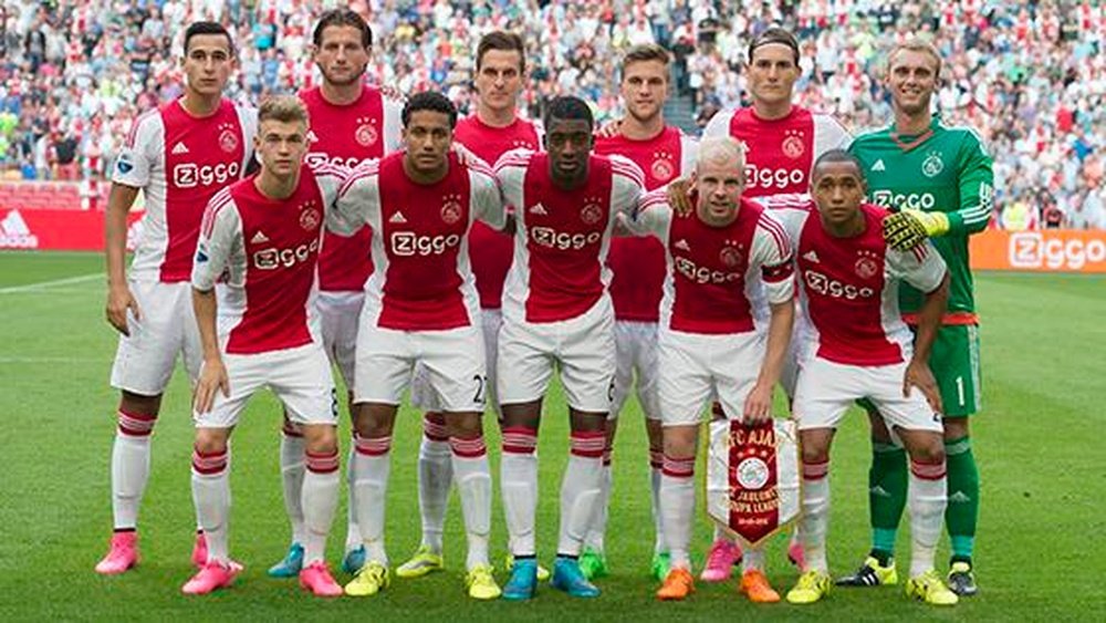 Los jugadores del Ajax. Ajax