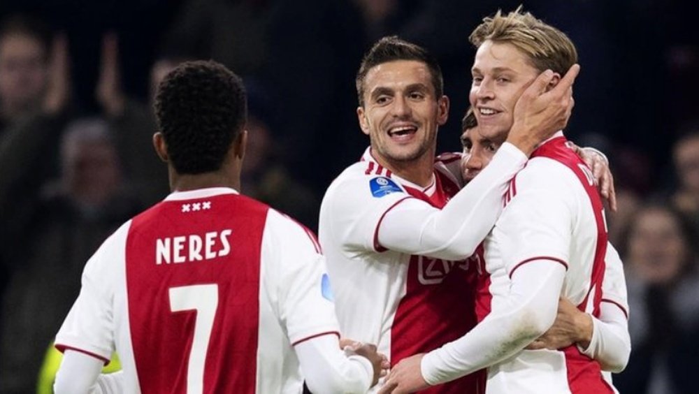 El Ajax vuelve a ganar. AFP