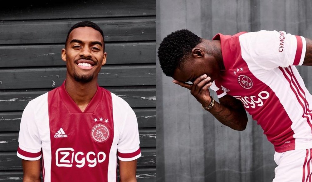 L'Ajax Amsterdam dévoile son maillot home pour 2020-21. Twitter/Ajax