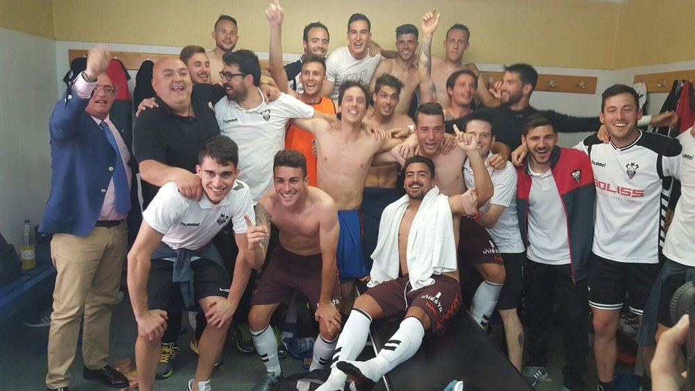 El Albacete logró el ascenso a Segunda. AlbaceteBalompie