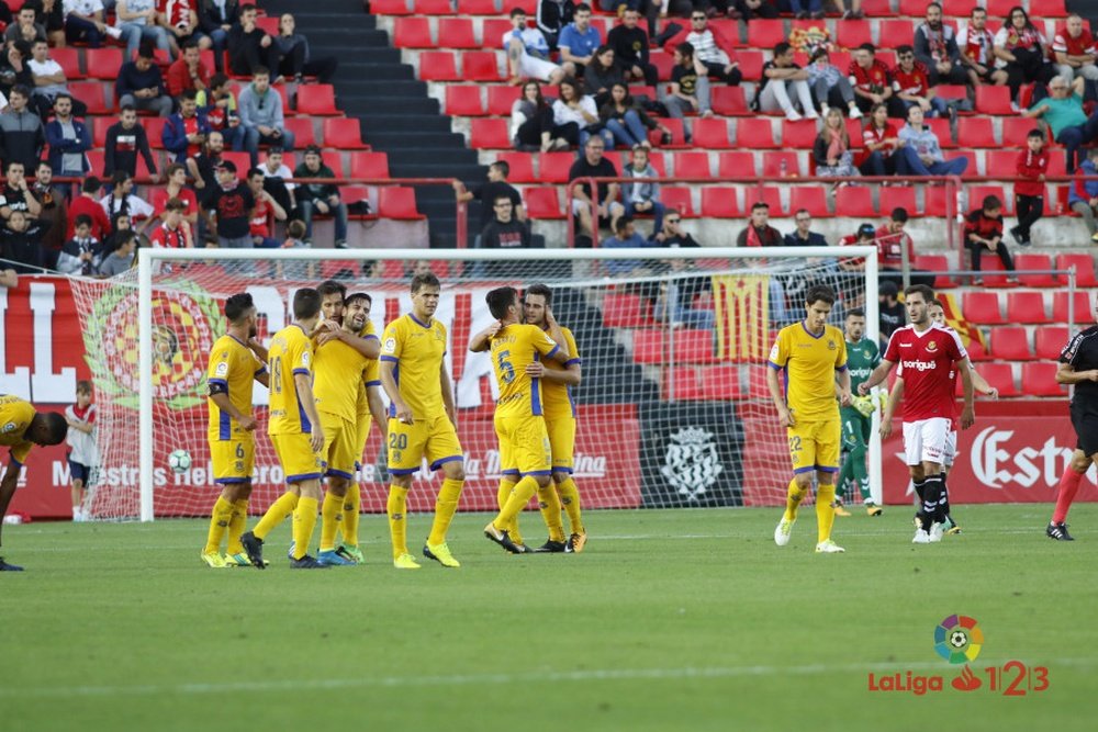 El Alcorcón logró la victoria ante el Nàstic. LaLiga