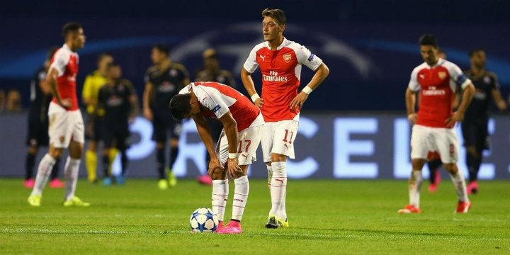 Un decepcionante Arsenal vuelve derrotado de su visita a Zagreb