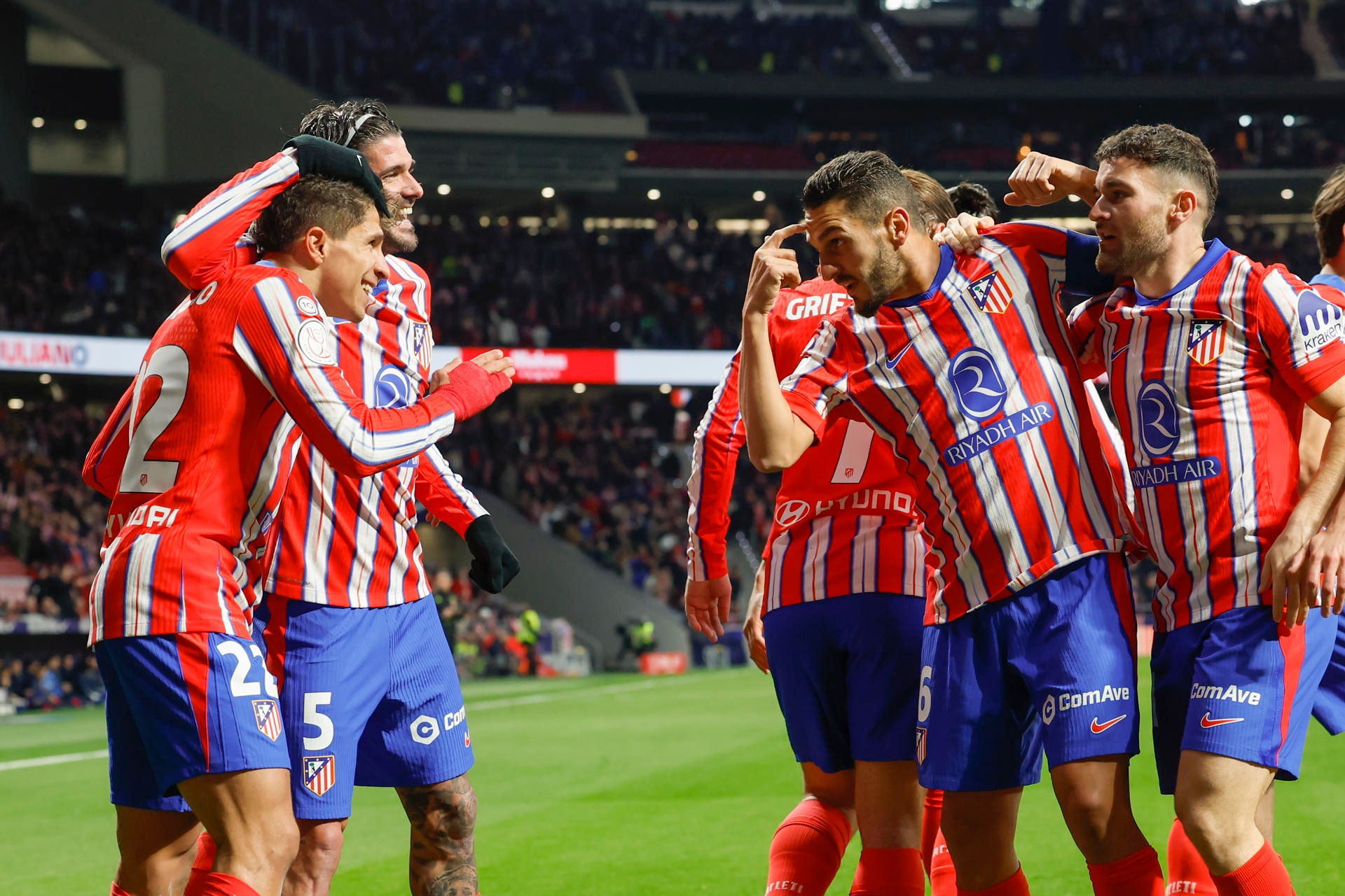Atletico squad list for La Liga game against Celta