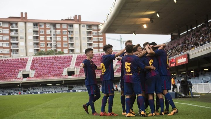 El Barça de la Youth League se pasea y sentencia su clasificación a octavos