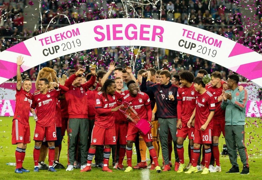 El Bayern se proclamó campeón. Twitter/FCBayern