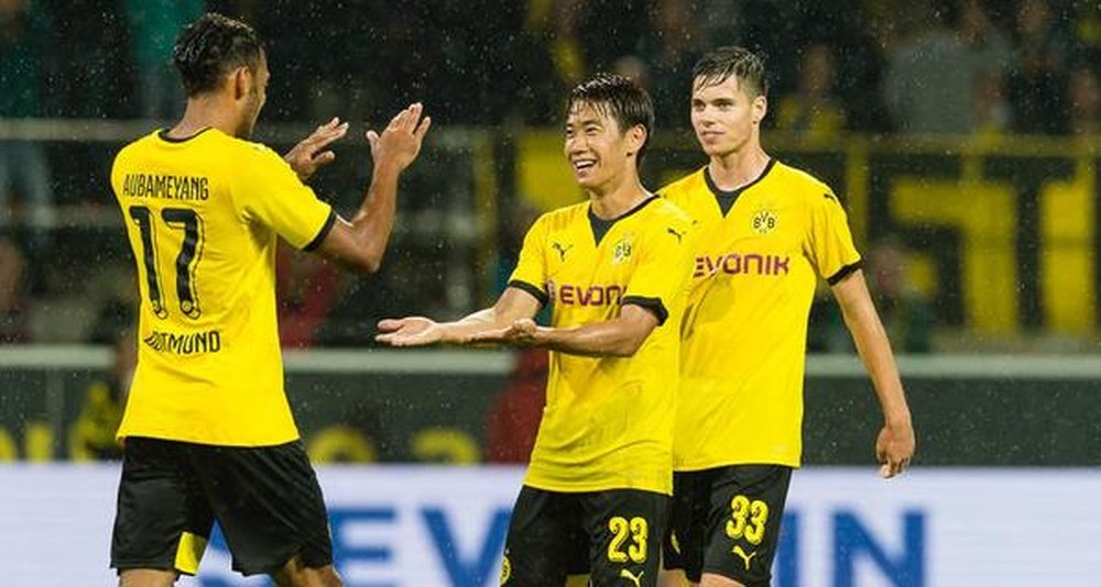 Los jugadores del Borussia de Dortmund. BVB