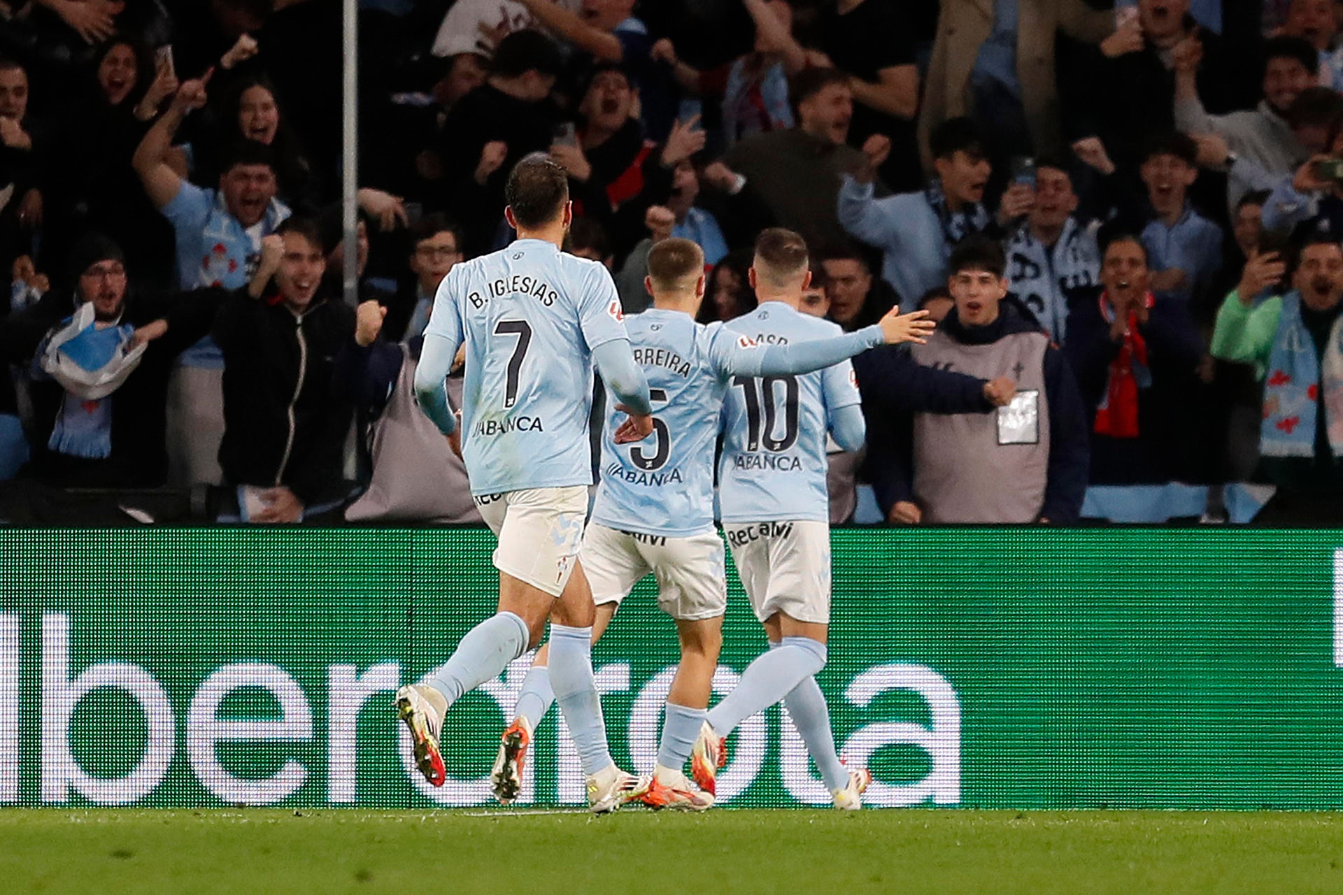 El Celta venció por 1-0 a Osasuna. EFE