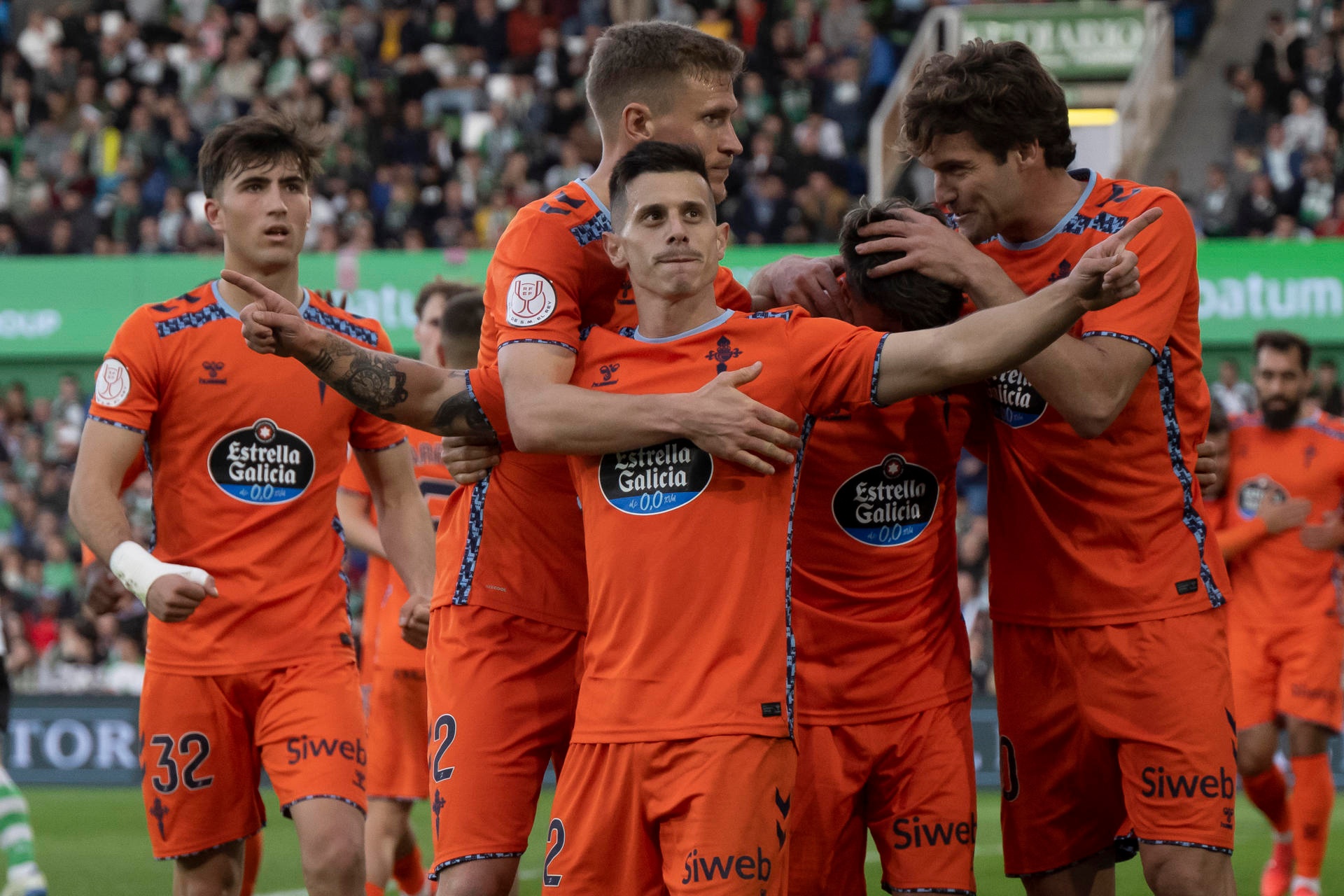 El Celta venció por 2-3 al Racing. EFE