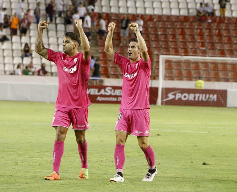 El Córdoba se llevó el encuentro ante el Albacete de forma cómoda. CórdobaCF