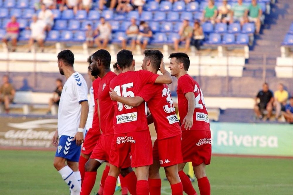 El Córdoba ganó por 0-2. Twitter/Cordobacfsad