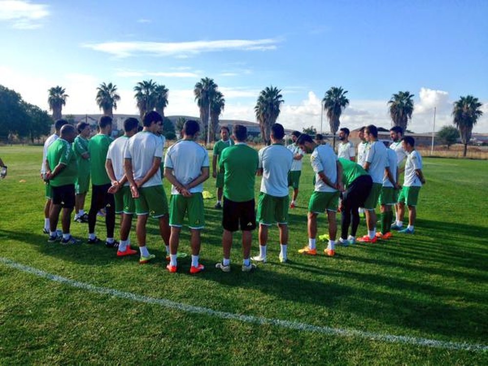 Los jugadores del Córdoba quieren acabar con la maldición. Twitter