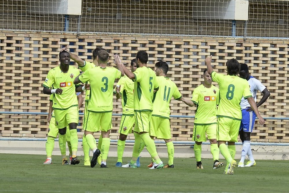 El Elche, en foto de archivo, firmó su primera derrota de la temporada en Segunda División B. ElcheC