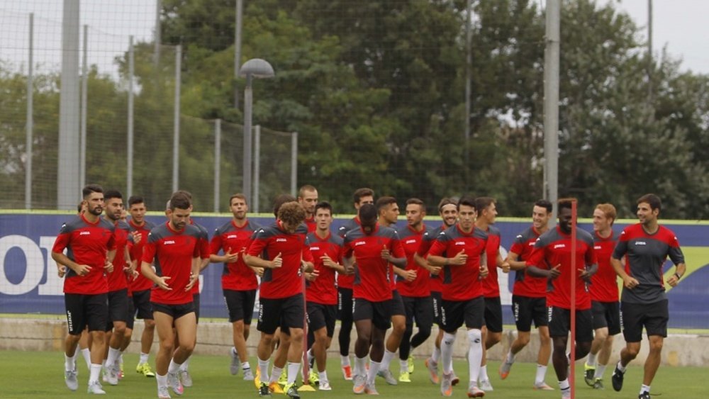 Los jugadores del Espanyol preparan su pretemporada. RCDEspanyol