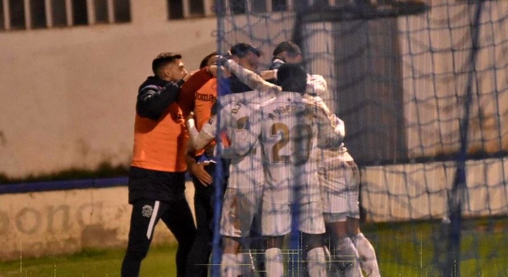 Un gol de Héctor en el 118 dio el pase al Fuenlabrada. Twitter/CFuenlabradaSAD