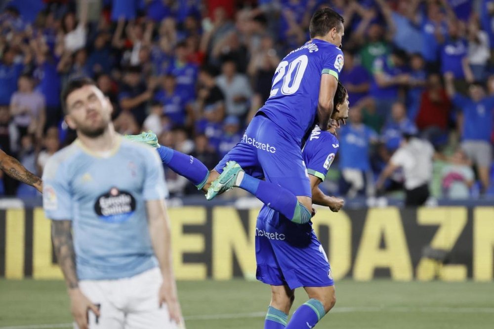 El Getafe sueña con salvarse del descenso. EFE