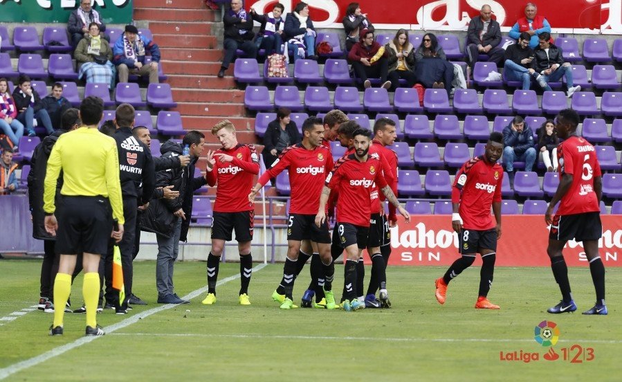 El Nàstic aprovecha el desorden del Valladolid para sumar tres puntos. LaLiga