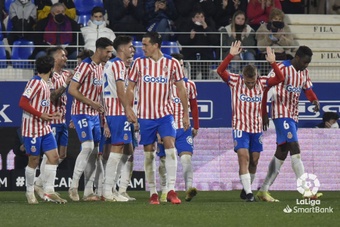 El Girona venció 0-1 a la SD Huesca. LaLiga