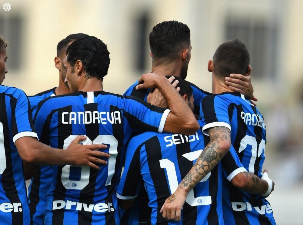 Conte commence la saison par une petite victoire. Twitter/Inter