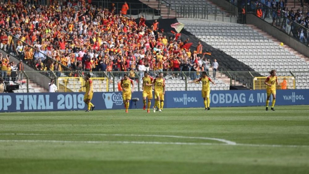El Mechelen logró un título histórico. Twitter/kvmechelen