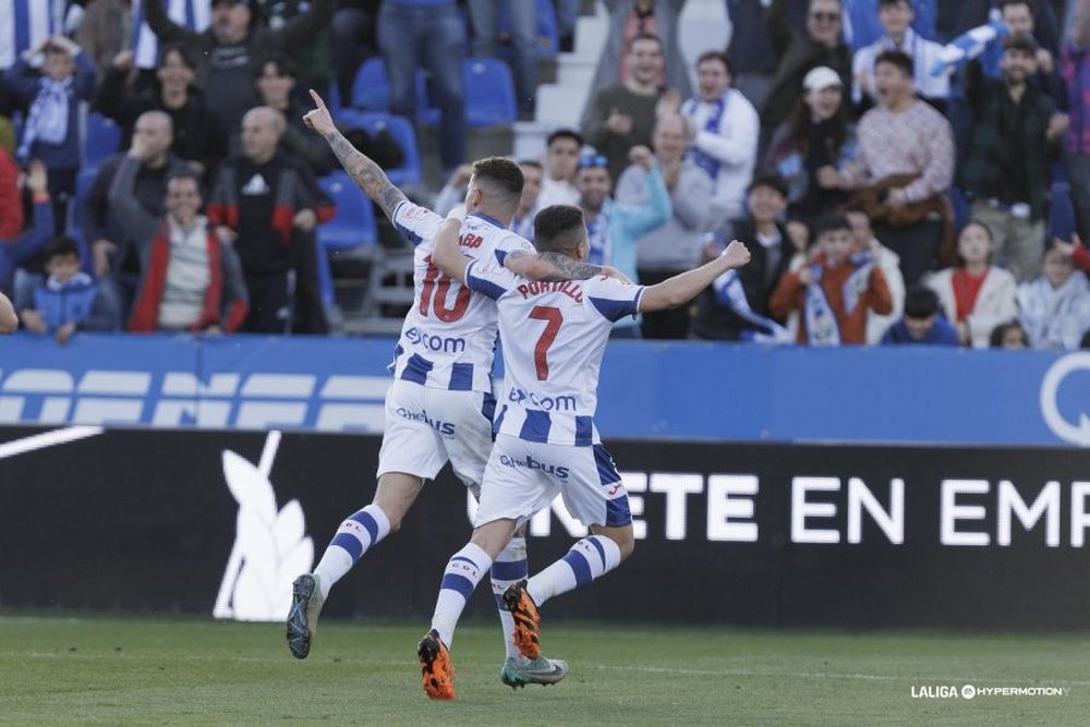 El Leganés goleó al Alcorcón en el derbi del sur de Madrid. LaLiga