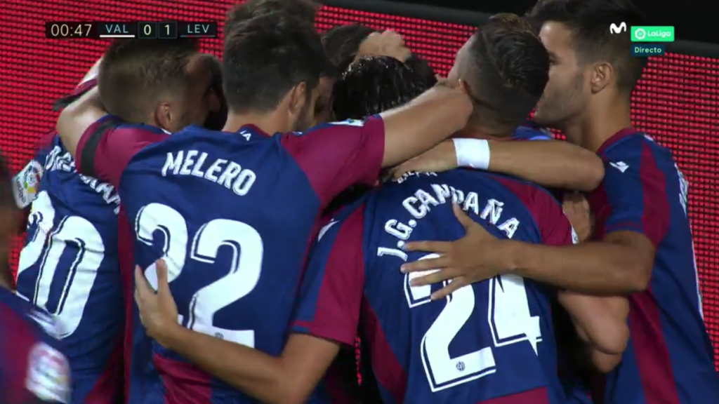 Morales scores fastest goal of 20-21 La Liga with great goal