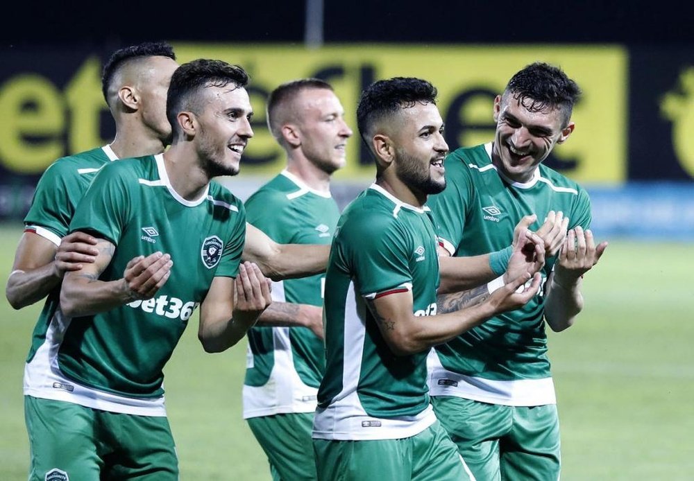 El Ludogorets volvió a ganar y retuvo el liderato. Ludogorets/Archivo