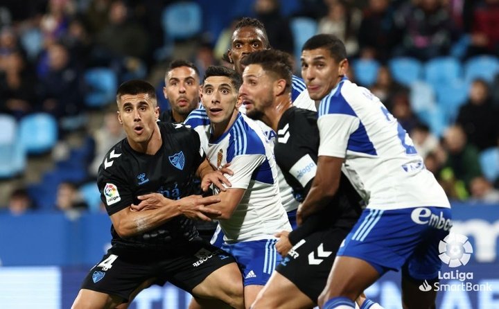 El Zaragoza y el Málaga empataron 1-1. LaLiga