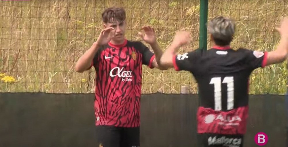 El Mallorca se impuso por 1-3 al Crewe. Captura/EsportsIB3