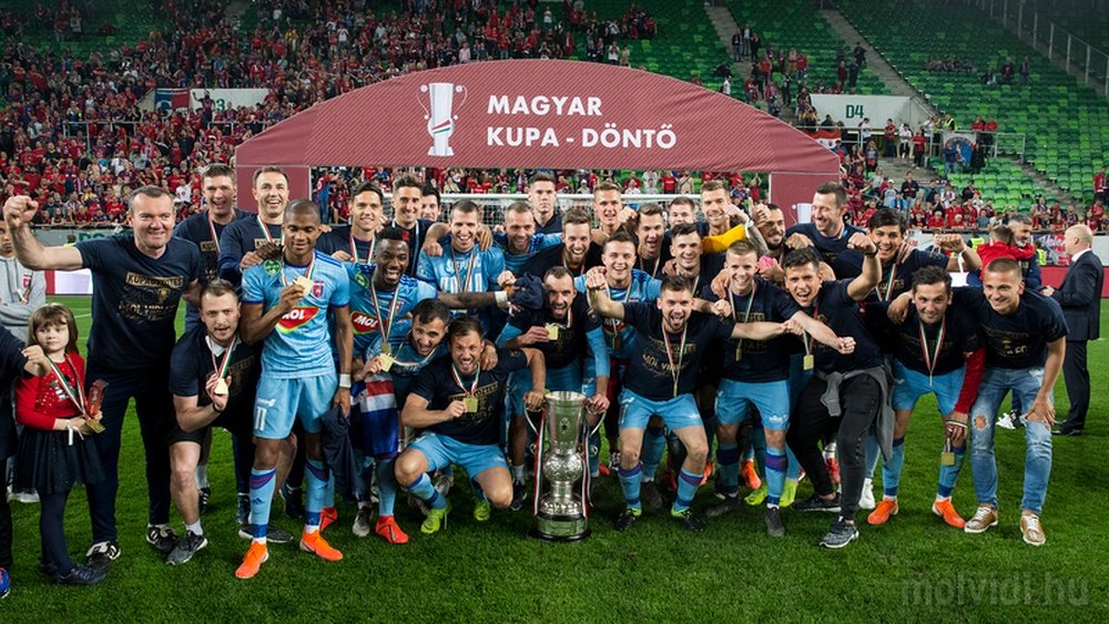 El MOL Vidi ha ganado la Copa de Hungría por segunda vez en su historia. MOLVidi