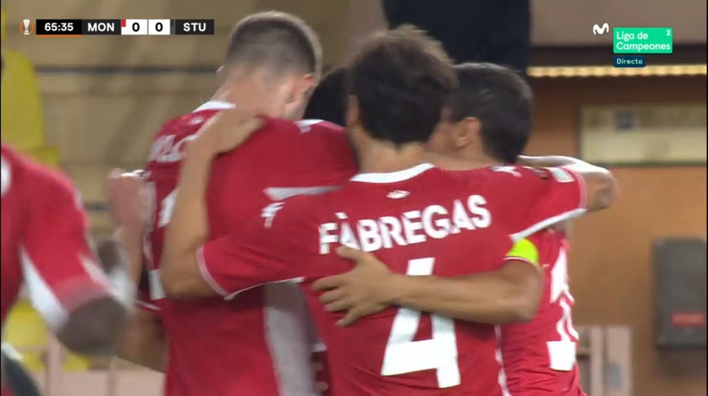 Sigue el directo de la primera jornada de la Europa League. Captura/MovistarLigaDeCampeones