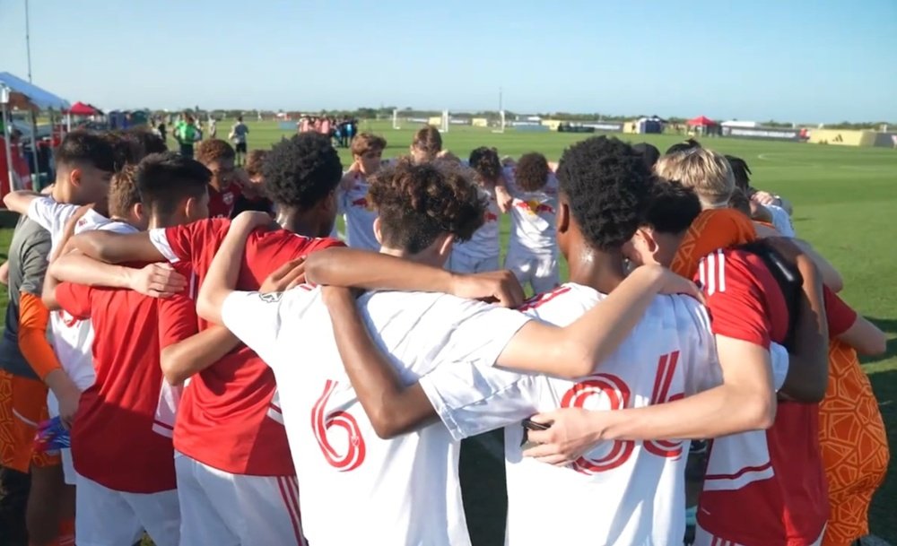El New York Red Bulls criticó la falta de acción de la liga. Captura/RedBullsAcademy