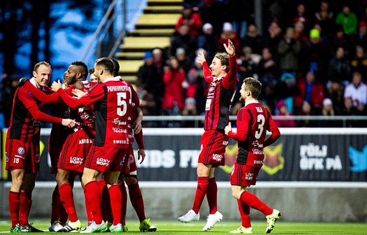 El Ostersunds no tuvo problemas con el colista de la Liga Sueca