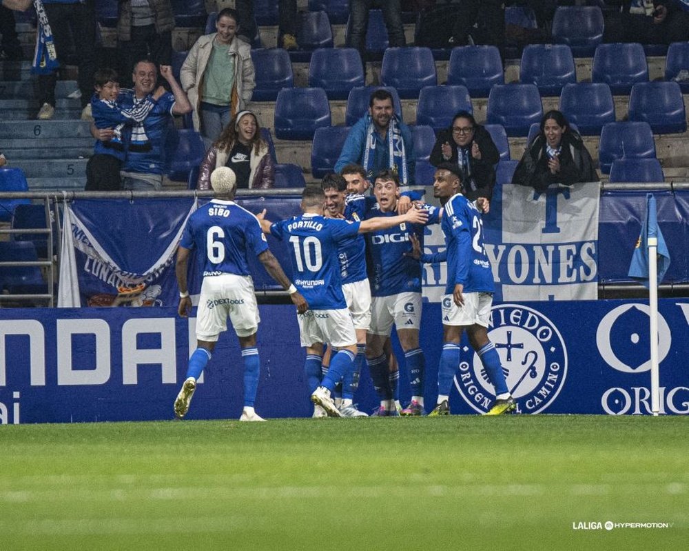 El Oviedo afianzó su posición en el 'play off'. LaLiga