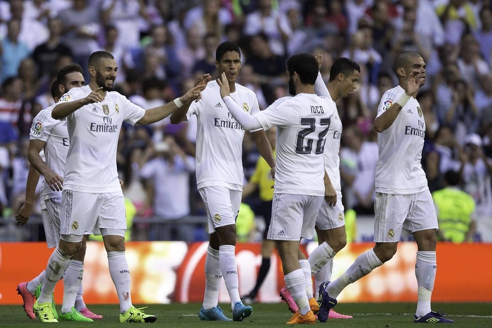 The Real Madrid dressing room is a happy place ahead of the Liga clash. Twitter