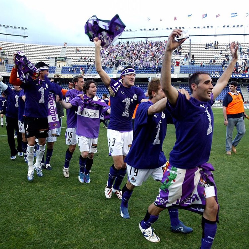 Hace una década, el Valladolid batía récords en Segunda. Instagram/realvalladolid