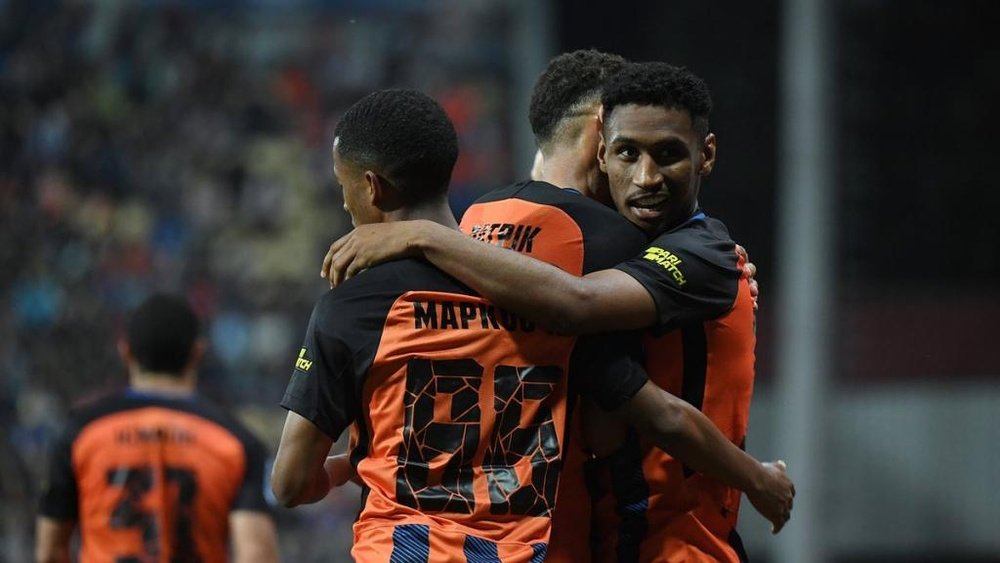 Shakhtar secured the league title on Sunday. AFP