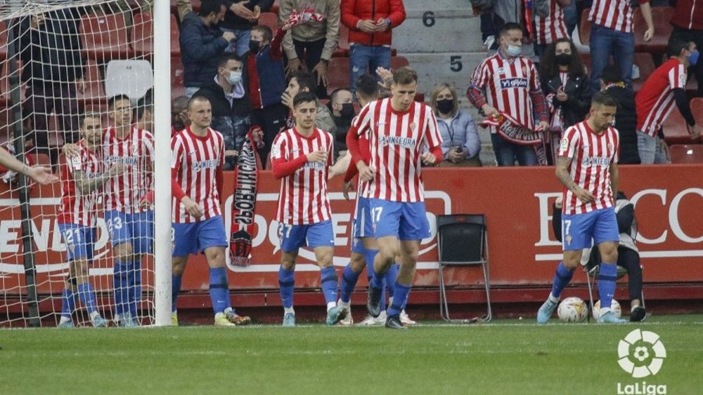 El Sporting goleó al Cartagena por 4-1. LaLiga