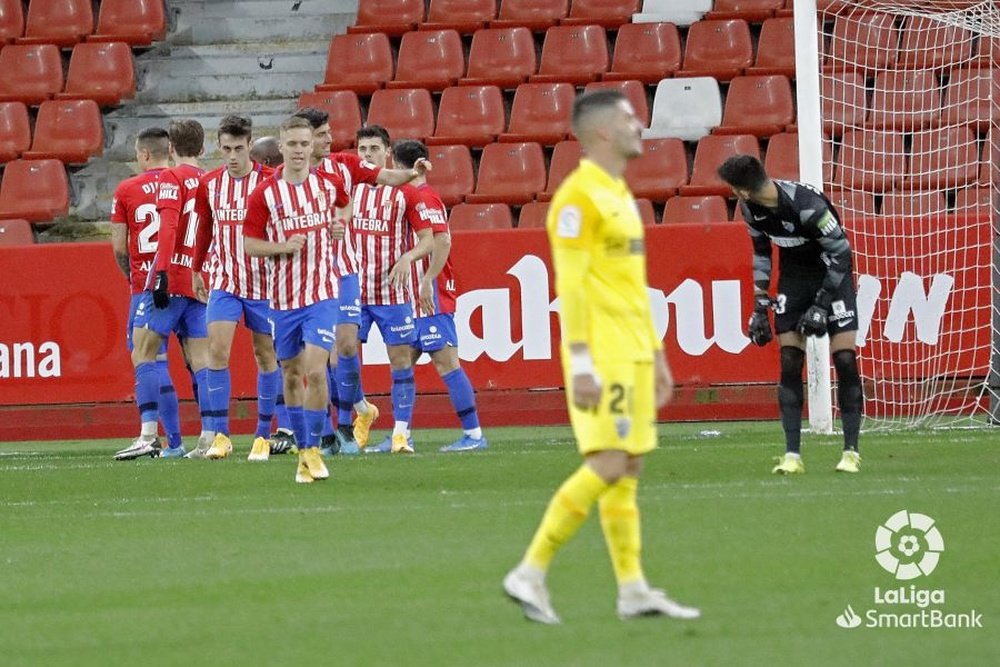 El Sporting venció por la mínima. LaLiga