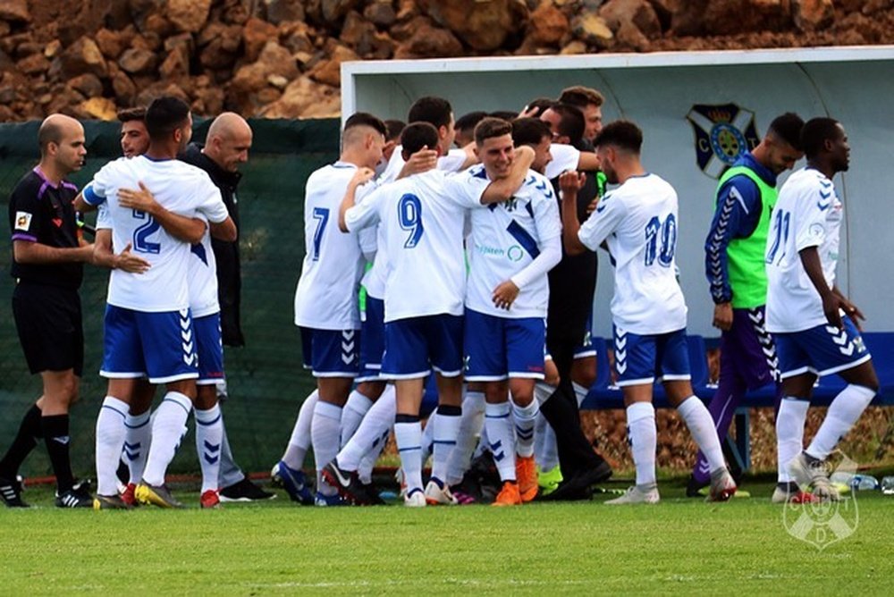 El filial del Tenerife llegó a 1.000 partidos en el grupo canario de Tercera. CDTenerife