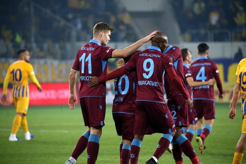 El Trabzonspor goleó al Ankaragucu. Twitter/Trabzonspor