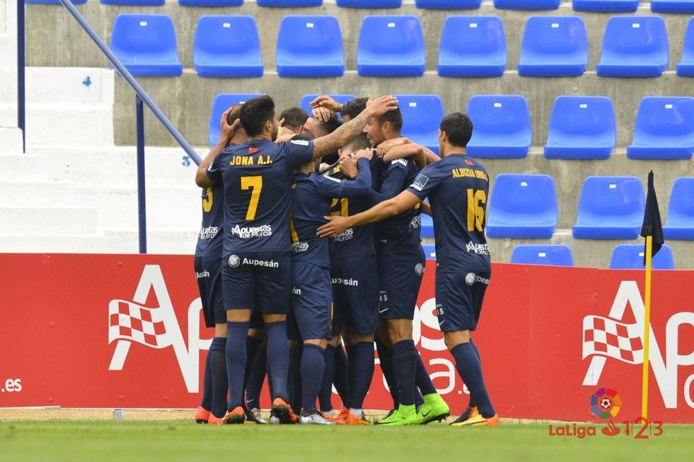 El UCAM Murcia venció al Granada B por 0-1. LaLiga