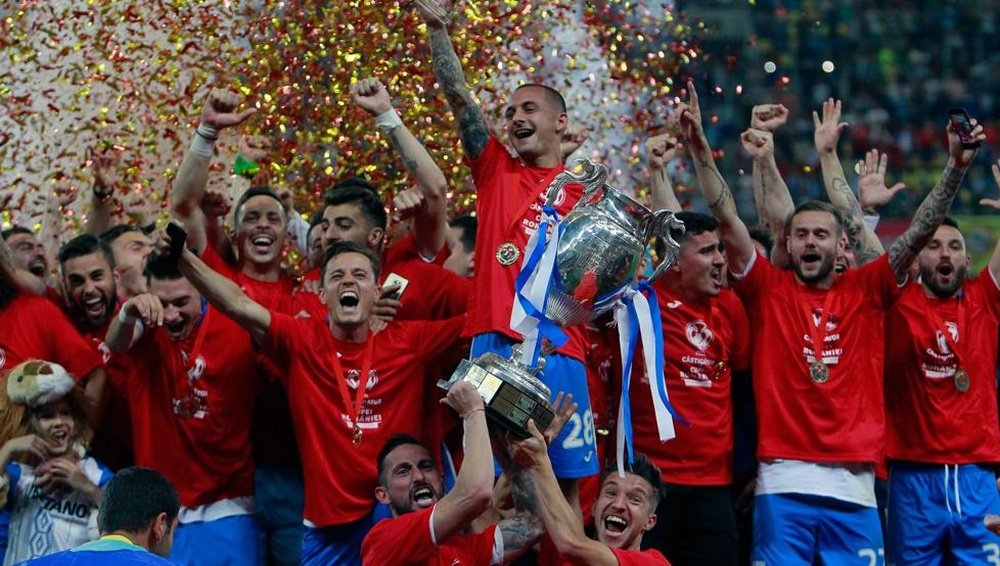 El Universitatea Craiova, campeón de la Copa de Rumanía. EFE