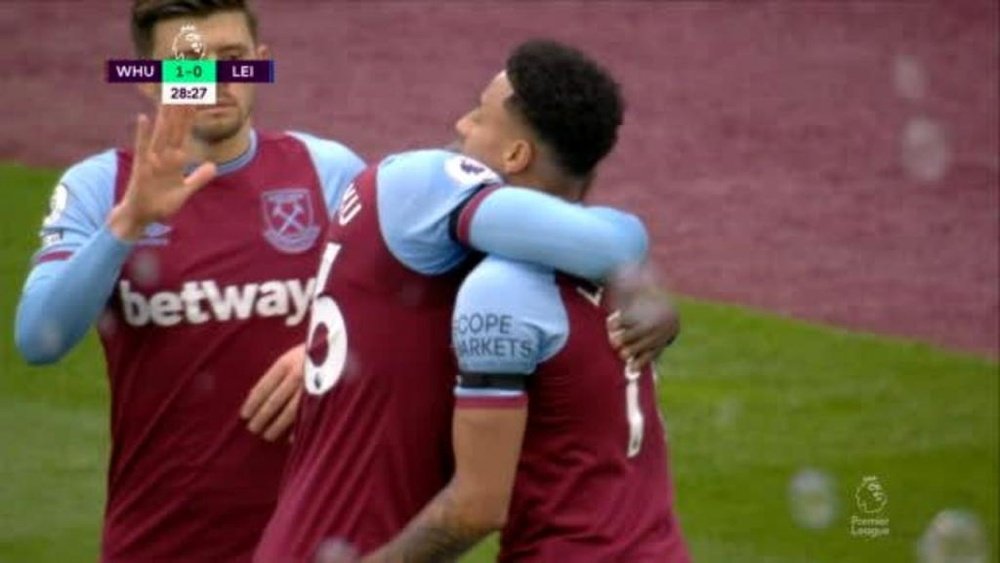 'Lingardinho' is back, putting West Ham closer to dream CL spot. Screenshot/DAZN