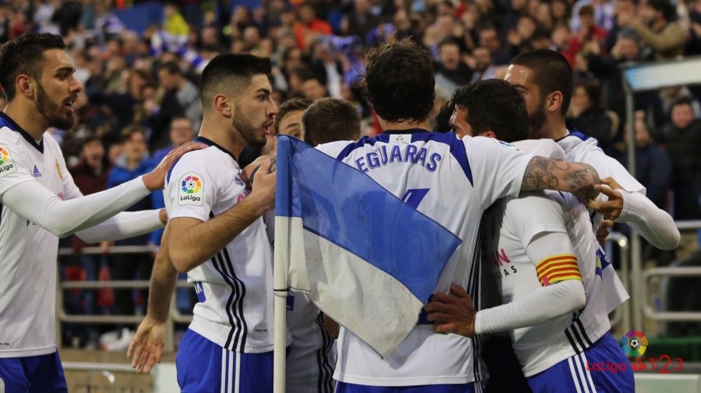 El Zaragoza prepara el choque ante el Valladolid. LaLiga